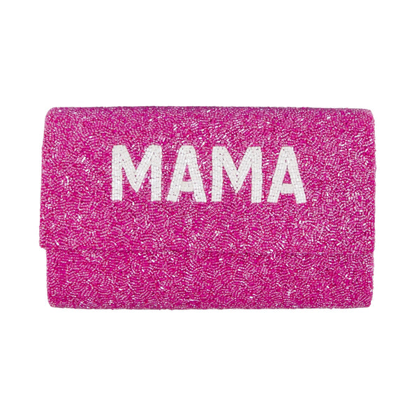 Mama Fully Beaded Clutch Christina Greene LLC