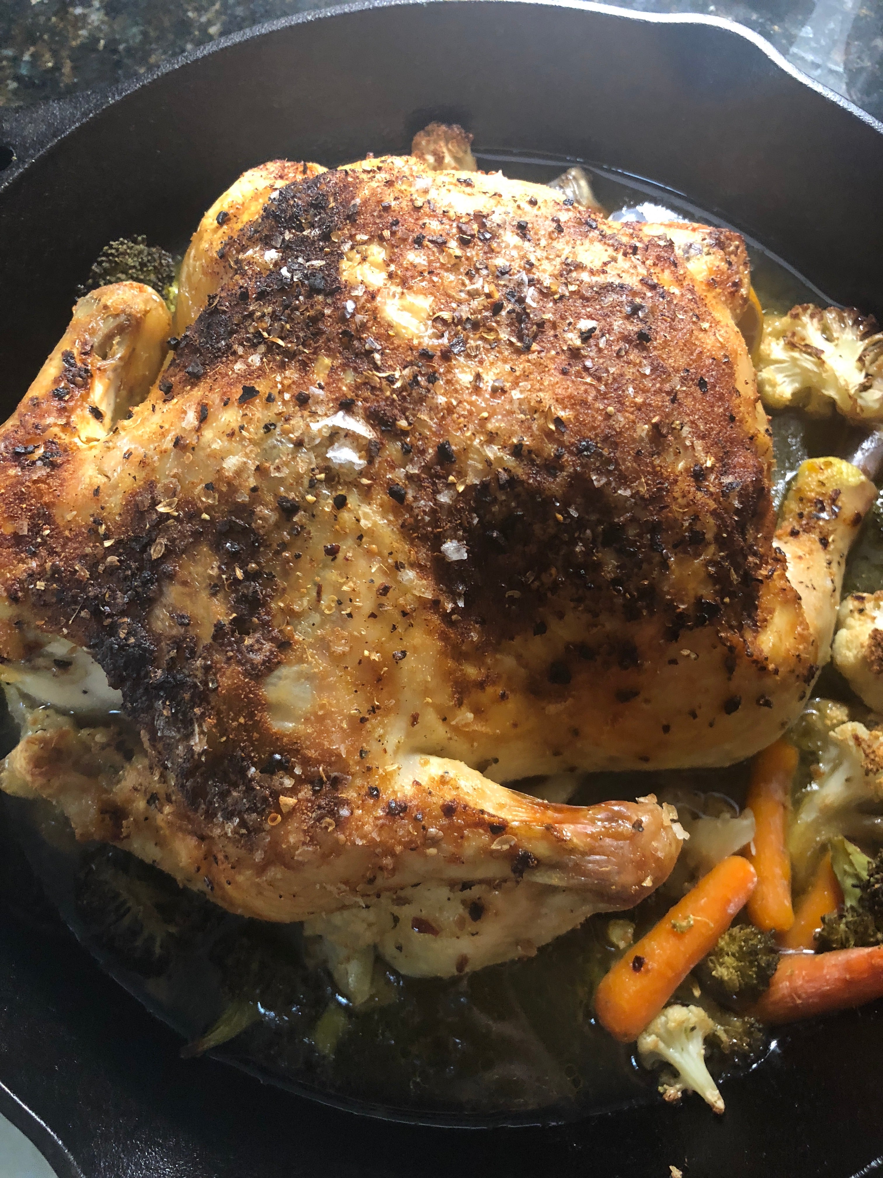 Cast Iron Roasted Chicken