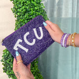 TCU Beaded Bracelet Stack