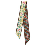 2025 Houston Rodeo Skinny  Scarf - Christina Greene x Saturday Silks