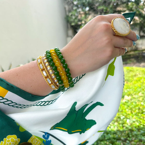 Baylor Beaded Bracelet Stack