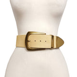 Genuine Suede Wide Statement Belt