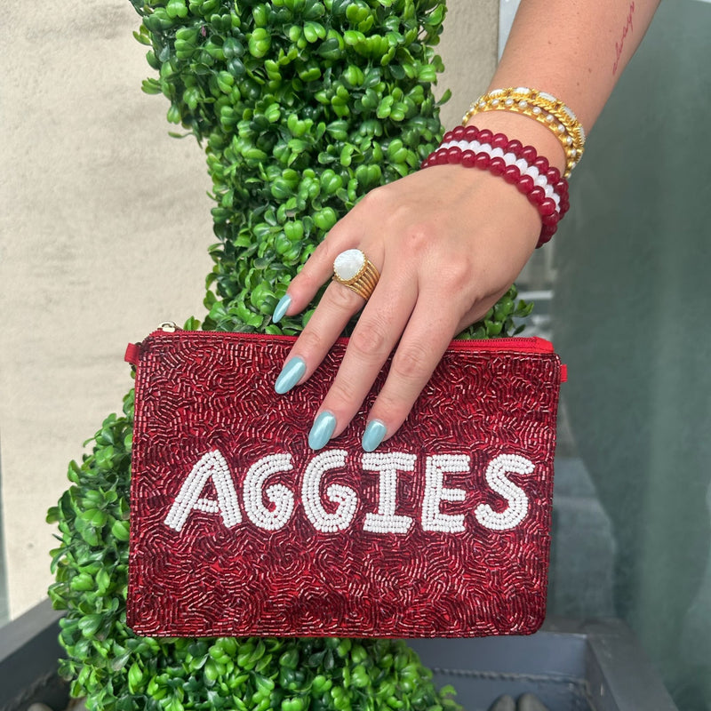 Aggies Beaded Bracelet Stack