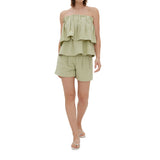 Allegra Tiered Strapless Top