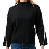 Cole Whipstitch Turtle Neck Sweater