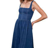 Denim Midi Dress