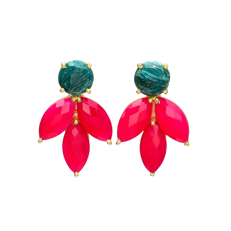 Holly Berry Stud Earrings