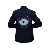 Evil Eye Navy Blazer