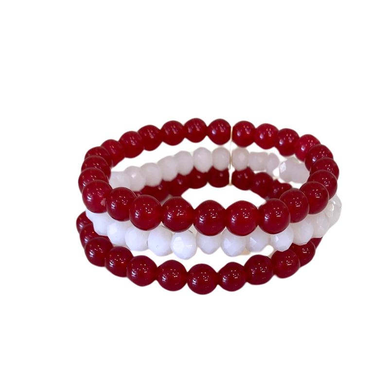 Aggies Beaded Bracelet Stack