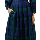 Harrisville Plaid A-Line Maxi Skirt