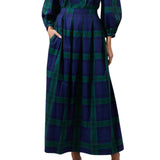 Harrisville Plaid A-Line Maxi Skirt