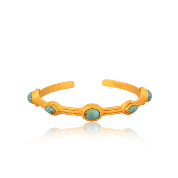 Island Hopping Cuff - Turquoise