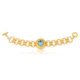 Meet Me in Mykonos Chain Bracelet - Turquoise