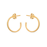 Megan 14K Gold Hoop Earrings