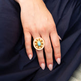 Portofino Turquoise Statement Ring