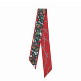 Saturday Silks - Texas Tech Raiders Skinny Scarf