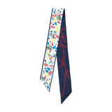 Saturday Silk - Ole Miss Rebels Skinny Scarf