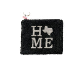 Texas Home Beaded Coin Purse