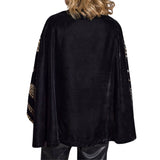 Velvet Sequin Party Capelet