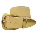 Genuine Suede Wide Statement Belt