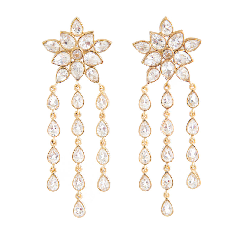 Ellie Crystal Earrings - Christina Greene LLC