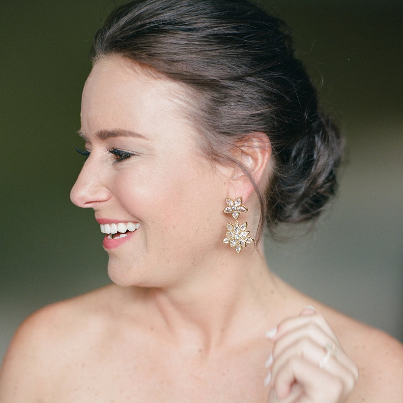 Christina Crystal Earrings - Christina Greene LLC