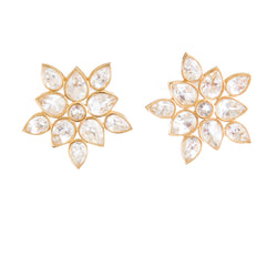 Heather Crystal Earrings - Christina Greene LLC